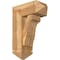 Ekena Millwork Balboa Arts and Crafts Rough Sawn Bracket w/ Offset Brace, Western Red Cedar, 8"W x 18"D x 26"H BKT0806X18X26BOA03RWR - alternate 1